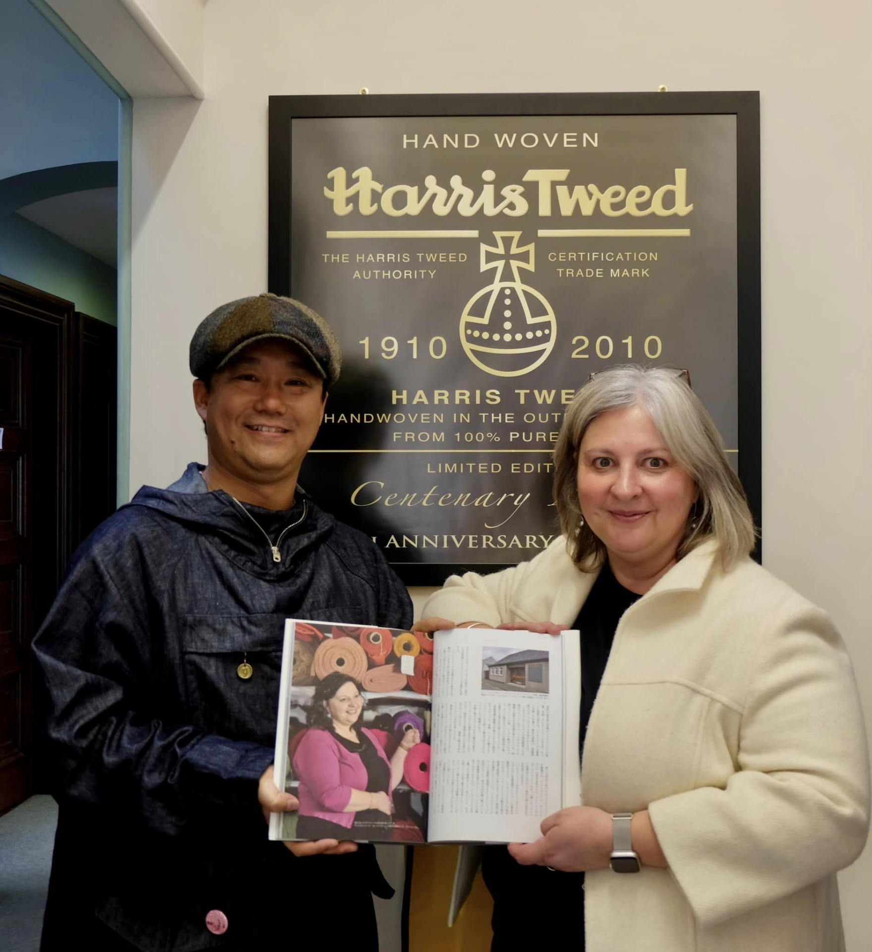 Harris tweed Japan Tokyo visitor 1