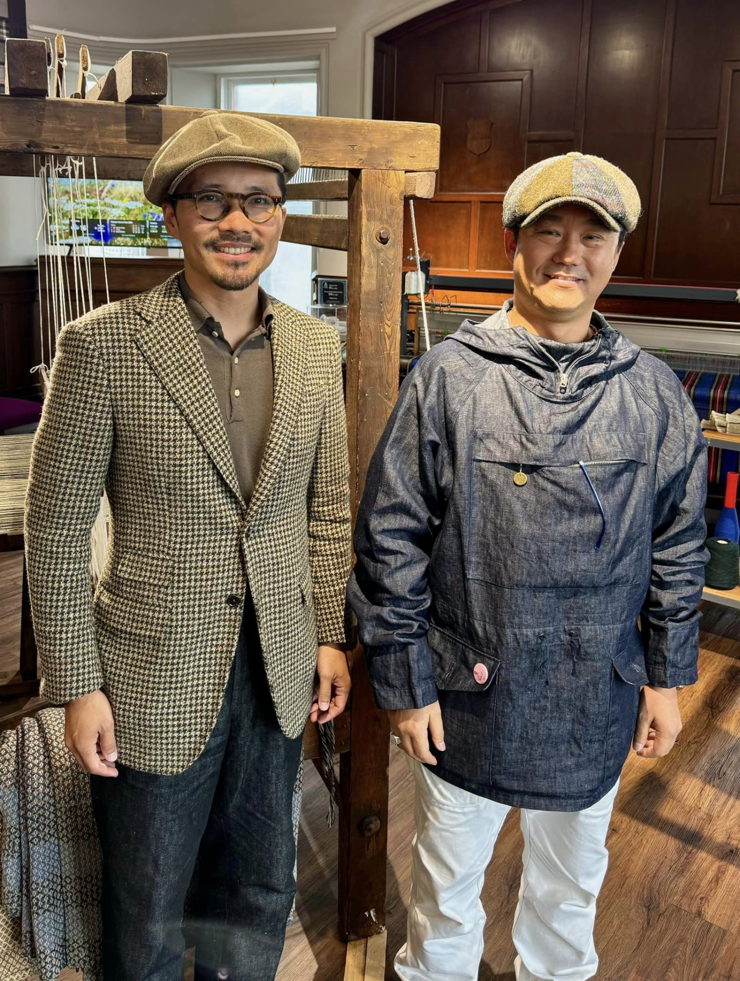 Harris tweed Japan Tokyo visitors