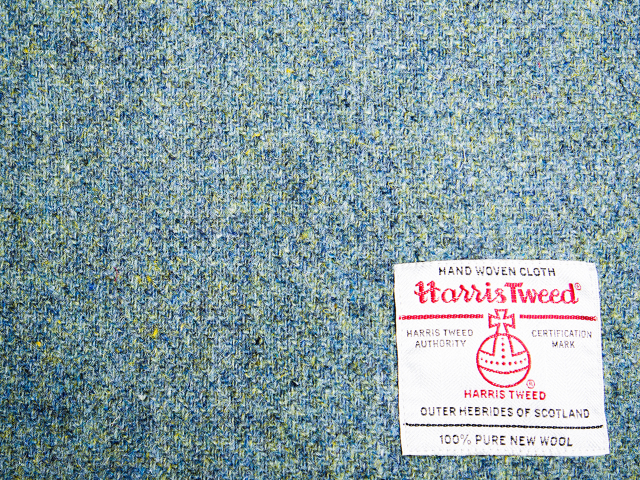 Harris tweed colour match aqua tweed